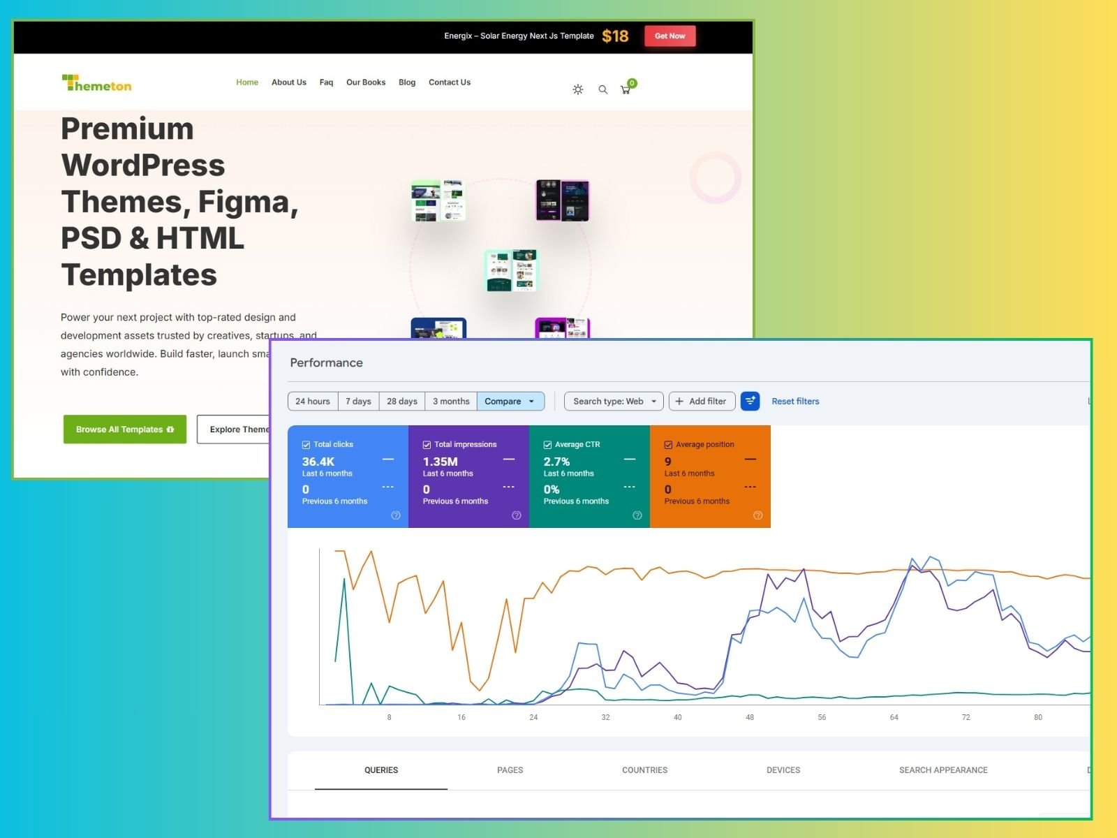 Themeton SEO visibility boost screenshot placeholder